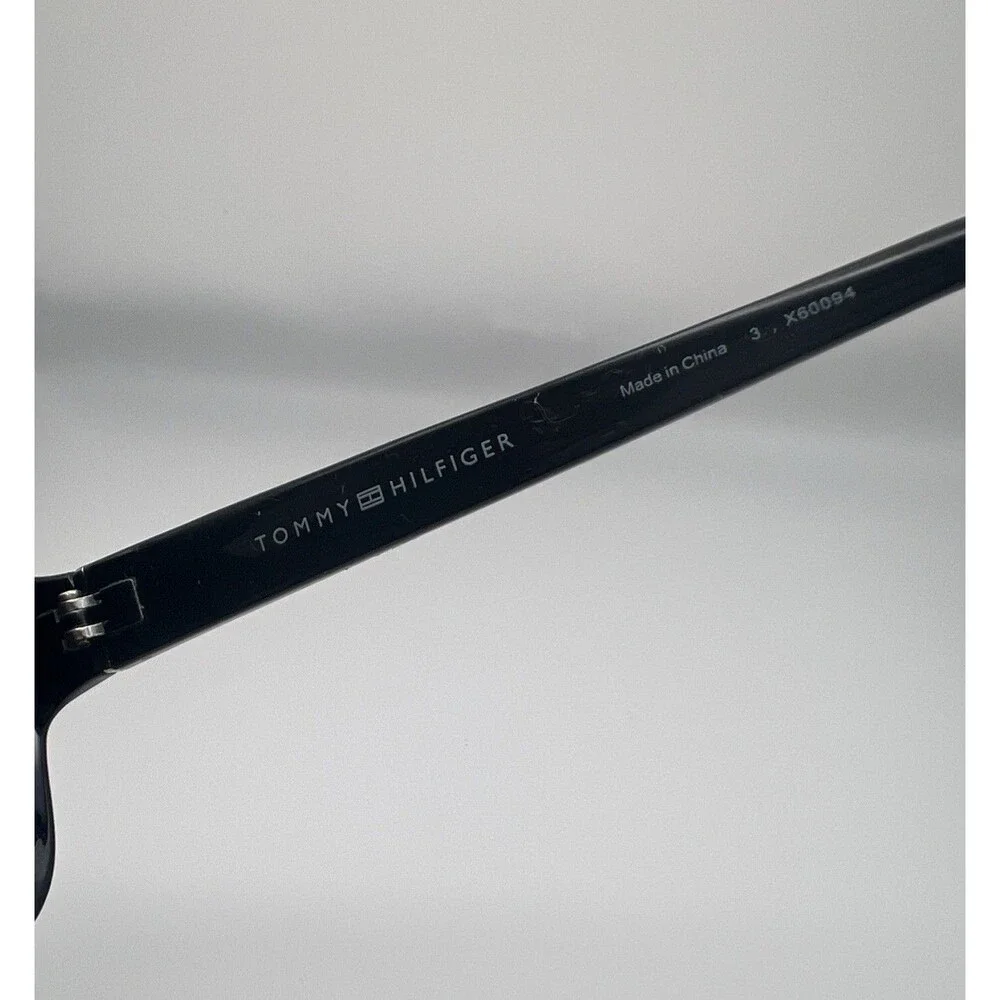 Tommy Hilfiger Hilfiger WP OL577 Oversized Oval Sunglasses Shiny Black/Smoke